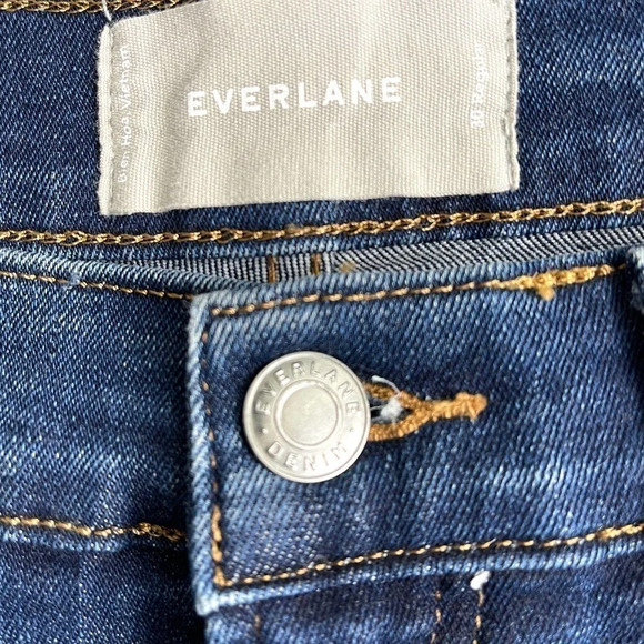 Everlane High Rise Medium Wash Jeans Blue Size 30R - Picture 6 of 9